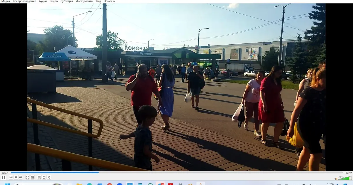 Світлина Сергія Савченка Нащо росіяни вигадали наратив про те, що з Харкова масово тікають люди на порталі Gromada Group